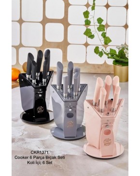 COOKER CKR-1371 6 PRÇ LÜX KNIFE SET