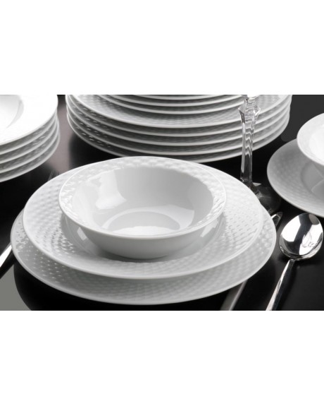 24 PÇ KÜTAHYA RÖLYEF YUVARLAK SET