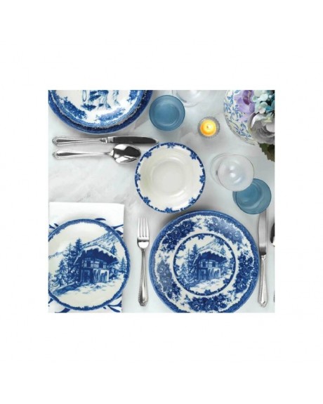 KÜTAHYA PORSELEN 24 PARÇA TEOS DG 500 YEMEK SETİ