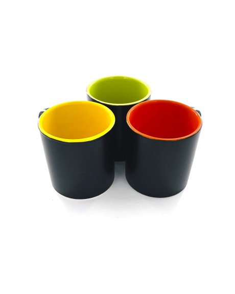 KERAMİK ÇİFT RENK VARİL KUPA