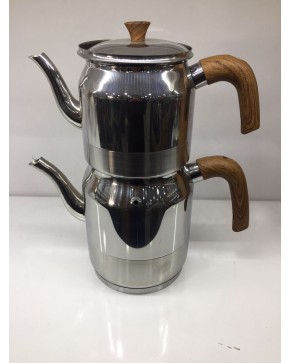 PEGASUSS AÇELYA BİG SİZE PATTERNED WOOD HANDLE TEA POT